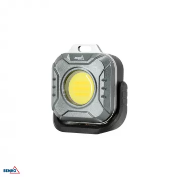 BEMKO C49-LTW08 Torcia LED multifunzione 1200 mAh IP44 nera