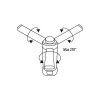 BEMKO C49-LTW09 torcia LED multifunzione, 6000 mAh, IP42