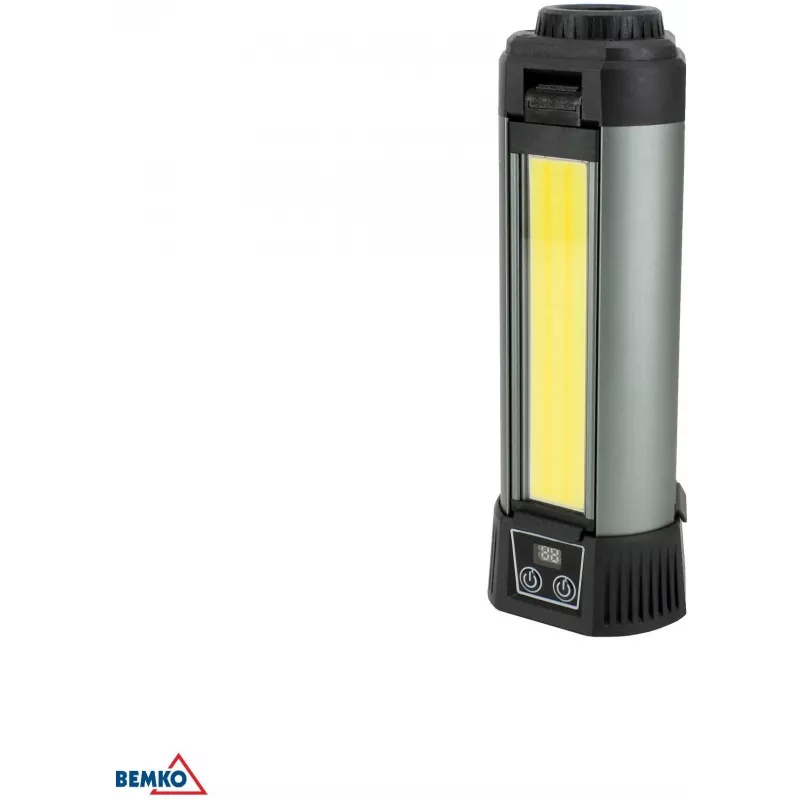 BEMKO C49-LTW09 torcia LED multifunzione, 6000 mAh, IP42