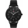 Ben Sherman WBS113BB orologio analogico al quarzo da uomo 43mm quadrante nero cinturino in vera pelle