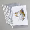 Bene 206825WS buste perforate DIN A4 100 Mic PP trasparenti confezione da 25