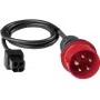 BENNING 044148 Adattatore di misura CEE 16 A 5 poli 400 V con boccole di sicurezza 4 mm