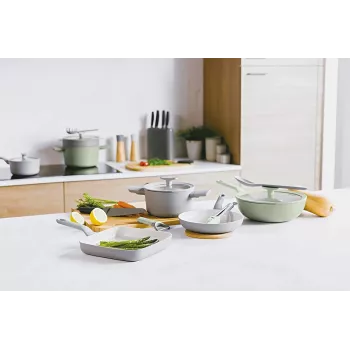 BergHOFF Leo pentola per minestra 4,4 L grigio, alluminio forgiato con rivestimento antiaderente in ceramica