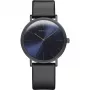 BERING Classic Orologio da polso al quarzo unisex 36mm acciaio inox milanese quadrante blu 13436-427