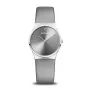 Bering Orologio da donna Classic al quarzo 34 mm quadrante blu acciaio inox bracciale milanese