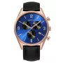 Orologio da uomo Bering Classic Minimalist al quarzo 10542-567 42mm oro rosa marrone