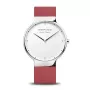 BERING Orologio da uomo Classic al quarzo 15540-500 40mm Quadrante blu Bracciale Milanaise argento
