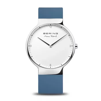 BERING Orologio al quarzo Classic uomo 15540-700 40mm acciaio inox mesh quadrante blu soleil
