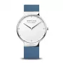 BERING Orologio al quarzo Classic uomo 15540-700 40mm acciaio inox mesh quadrante blu soleil