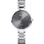 BERING orologio da donna al quarzo Classic Collection 34mm quadrante blu Sunray bracciale a maglia milanese argento 11334-772