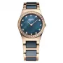 BERING Orologio da donna Classic al quarzo 26mm acciaio inox mesh quadrante blu sunray 32426-767