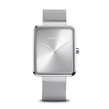 Bering Orologio da donna Classic al quarzo 33 mm argento acciaio inox