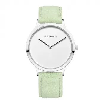 BERING Orologio da donna 14937-304 (39 mm) - quadrante blu sunray, bracciale milanese argento