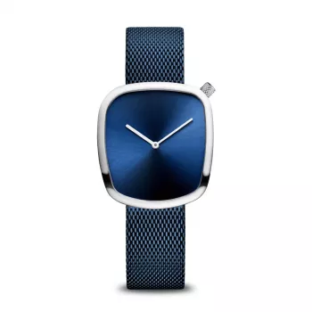 BERING Orologio donna 18034-307 (34 mm) - Oro rosa e quadrante blu sunray