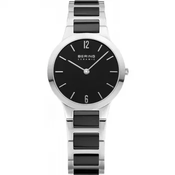 BERING orologio da donna 30329-742 (29mm) – quadrante blu, bracciale a maglia milanese blu, oro rosa PVD