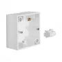 Berker 1041 99 09 09 contenitore da parete, 1 modulo, PWS, bianco polare (RAL 9010)