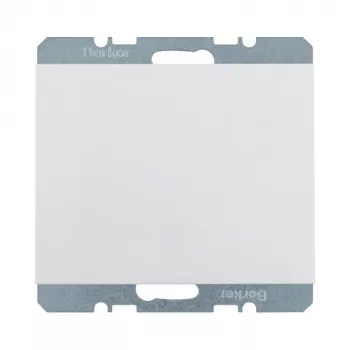 Berker 1045 70 09 placca cieca K.1 bianco polare con elemento centrale