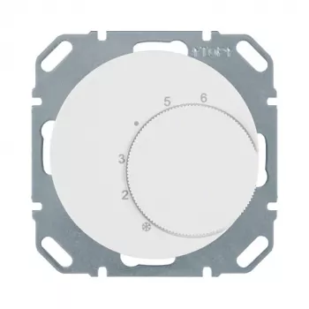 Berker 20262089 termostato ambiente con contatto deviatore, bianco polare, da incasso