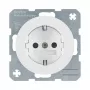 Berker 47232089 presa SCHUKO (tipo F), bianco polare lucido, 16 A 250 V, da incasso, per serie R.1/R.3/R.7
