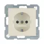 Berker 47238982 presa SCHUKO con coperchio a ribalta, da incasso, 16A 250V, bianco (RAL 9010)
