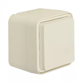 Berker 47403512 presa SCHUKO per ambienti umidi con coperchio a scatto, da parete, bianco polare, serie W.1
