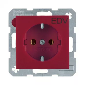 Berker 47431922 presa Schuko EDV-Druck antiurto bianco polare S.1