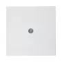 Berker placca centrale per uscita cavo, bianco polare (55x55mm, IP20, incasso) - 10198989