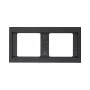 Berker K.1 Placca coprifrutto 2 posti antracite opaco verniciato 13637006