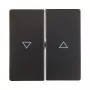 Berker Q.1/Q.3 tasto con simbolo freccia, antracite opaco
