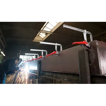 BESSEY GH25 morsetto a leva in acciaio 250 x 120 mm