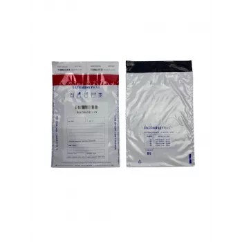 BESTPAK SAFEMONEYBAG Bustine di sicurezza per versamenti trasparenti B5 190x260+35 mm 100 pezzi