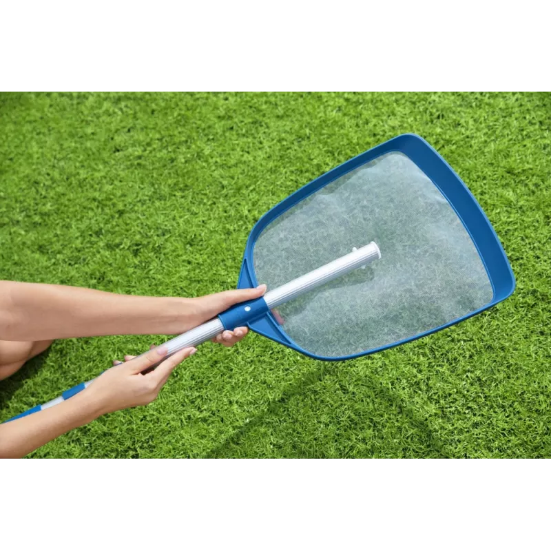 Bestway Flowclear AquaClean Set Pulizia Piscina Asta Raccoglitore 163 cm