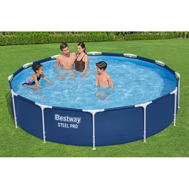 Bestway Piscina Fuori Terra con Pompa Blu 366x76 cm Set 56681