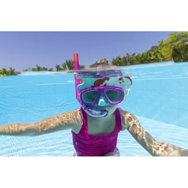 Bestway Hydro-Swim maschera da immersione e set snorkeling - rosa