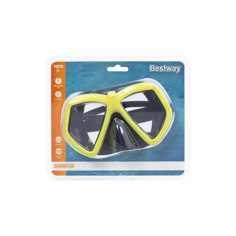 Bestway maschera da nuoto gialla 22040