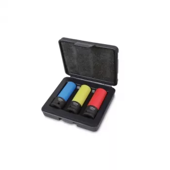 BETA 720LC/C3 set 3 bussole a percussione a parete sottile per cerchi in lega leggera, attacco 1/2
