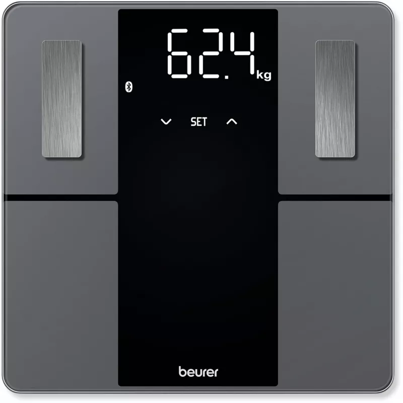 Beurer BF 500 Super Black Edition Bilancia diagnostica con Bluetooth