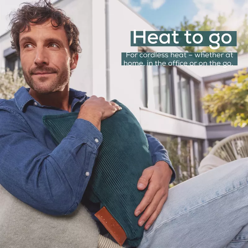 Beurer HK 77 Heaty Celestial Green Cuscino riscaldante con fodera con cordoncino (20078)
