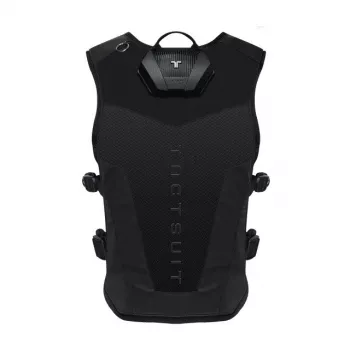 bHaptics TactSuit Air Onyx gilet aptico con 40 motori a vibrazione, Bluetooth, USB-C, mesh traspirante, nero
