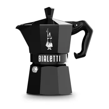 Bialetti MOKA EXCLUSIVE 3TZ nero (9065) caffettiera per piano cottura