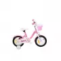 Bici MTB per bambina 12 pollici Bimbo Bike Rosa/Bianco