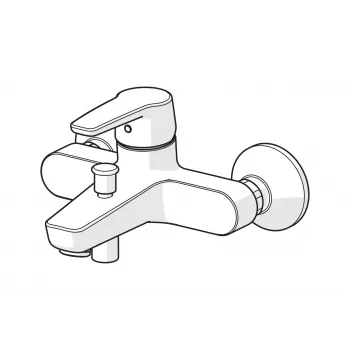 Rubinetto bidet 3918F SAGA cromo lucido