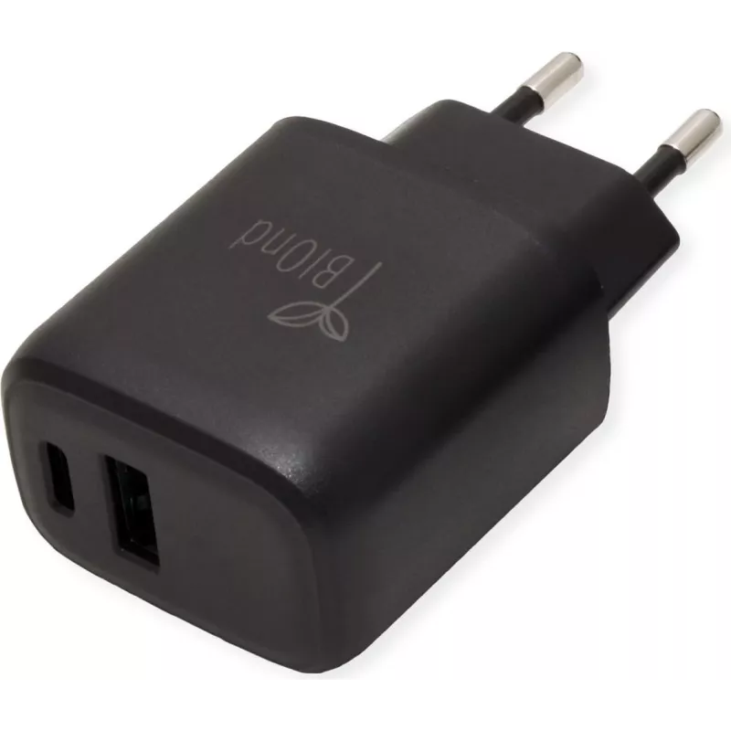 BIOND PD 20W Caricabatterie doppia porta USB-C (BIO-CMC-20W)
