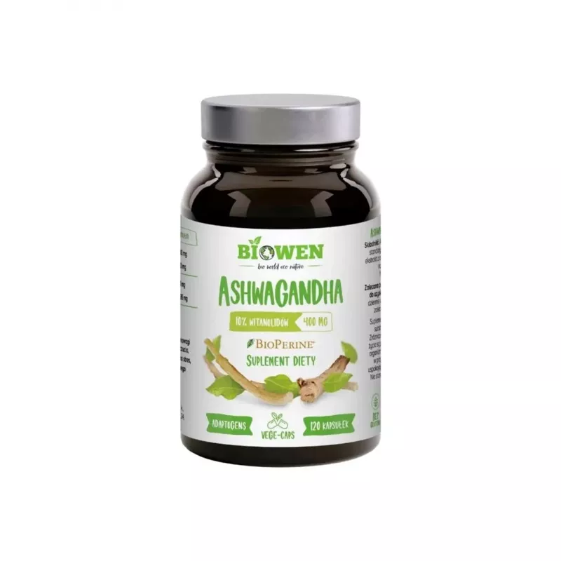 BIOWEN Ashwagandha – Integratore alimentare per persone – 120 capsule