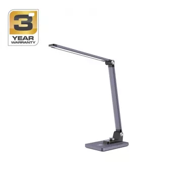 BL1268-C Metallic Grey Lampada da tavolo multi LED con RGB e bianco regolabile