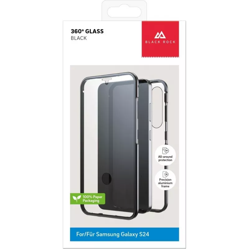 Black Rock 360° Glass custodia per Samsung Galaxy S9+ (6,2