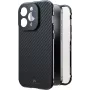 Black Rock Cover 360° Glass per Apple iPhone 16 Pro, carbonio vero (00228093)