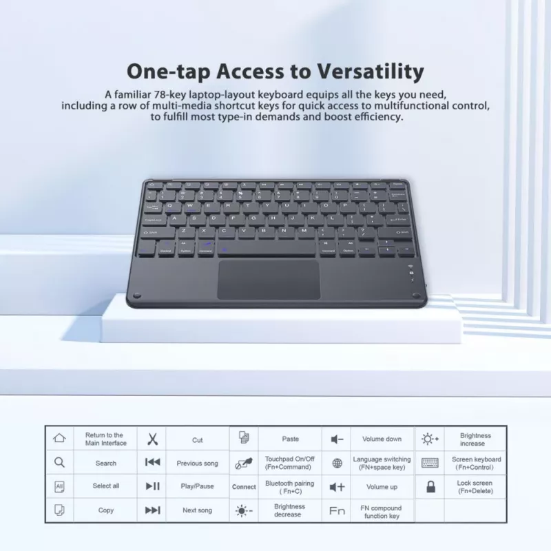 Blackview K1 tastiera Bluetooth wireless ultra slim 10