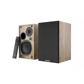 Blaupunkt BS40OK Diffusori da scaffale passivi a 2 vie, 40W RMS, 4 Ohm, Marrone (coppia)