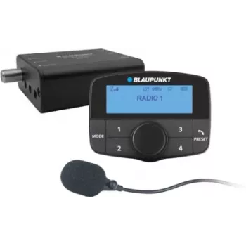 Blaupunkt DABNPLAY 550 ricevitore DAB+ con trasmettitore FM, vivavoce Bluetooth, telecomando, nero 2 010 025 000 000